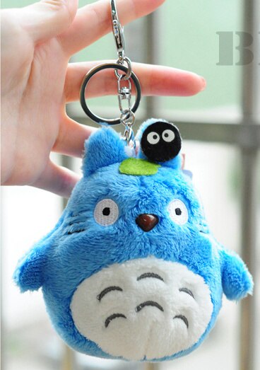 Mini Plush Totoro Keychain