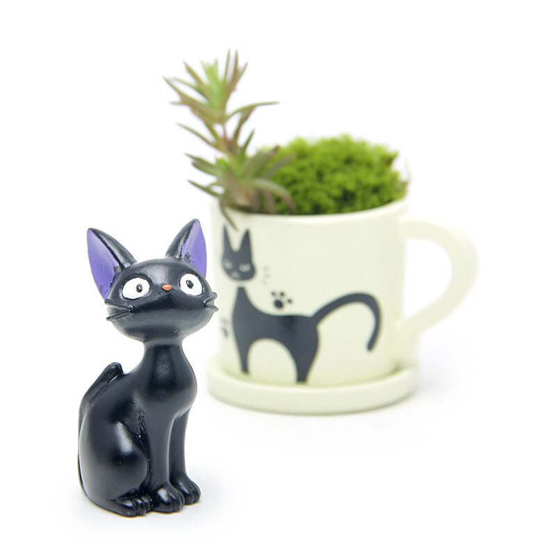 Small Cute Cup Kiki Cat Flower Pot