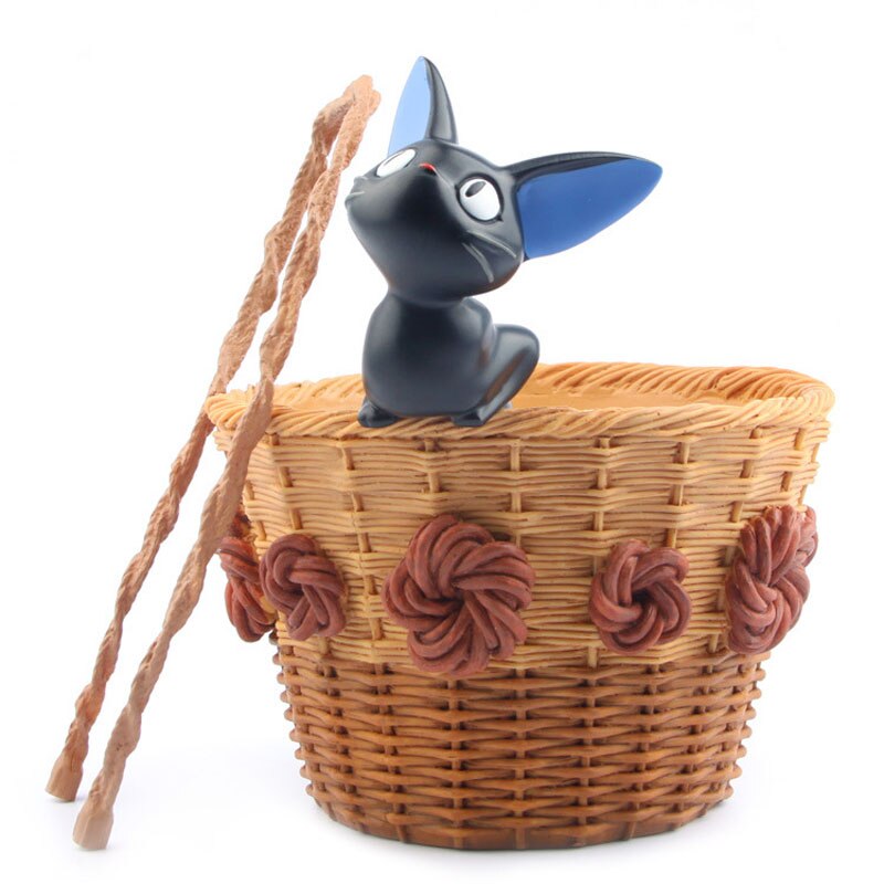 Studio Ghibli Jiji Cat Basket Toys