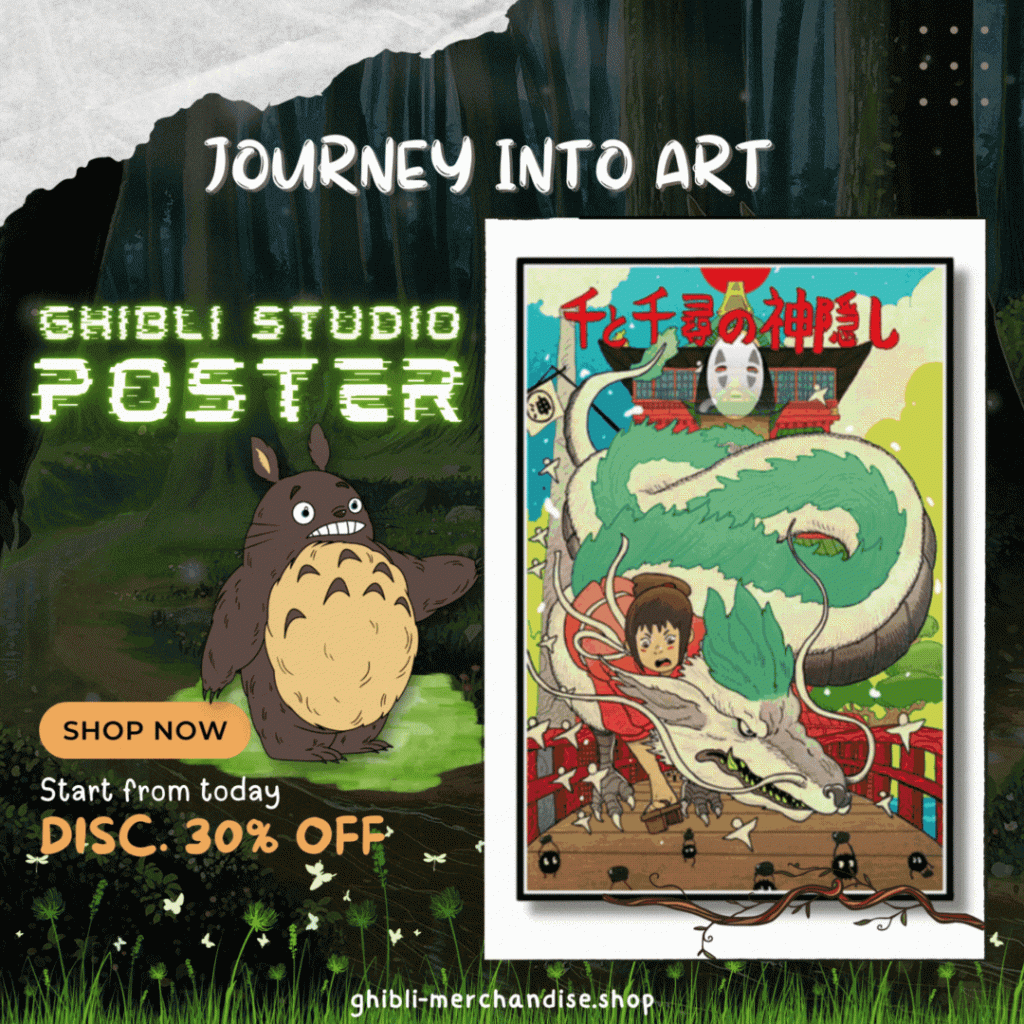 Spirited Away Animated Character Movie Hoodie - Ghibli Merch Store -  Official Studio Ghibli Merchandise