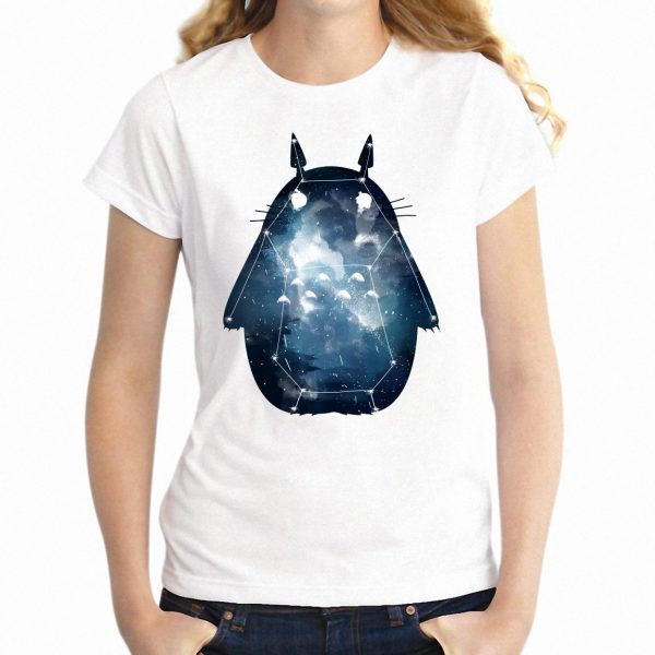 Galaxy Totoro Cotton T-shirt