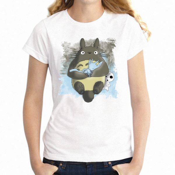 New Totoro & Kodama Short Sleeve T-shirt