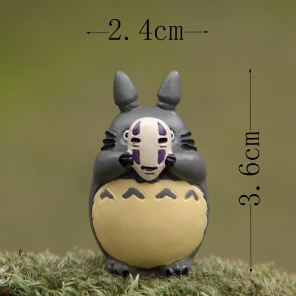Totoro No Face Mask Figurines 2021