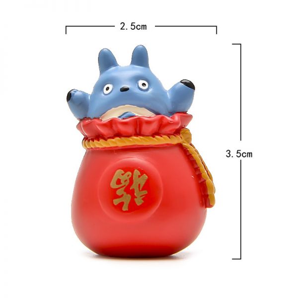 4pcs/lot Studio Ghibli Toy Totoro Cosplay New Year