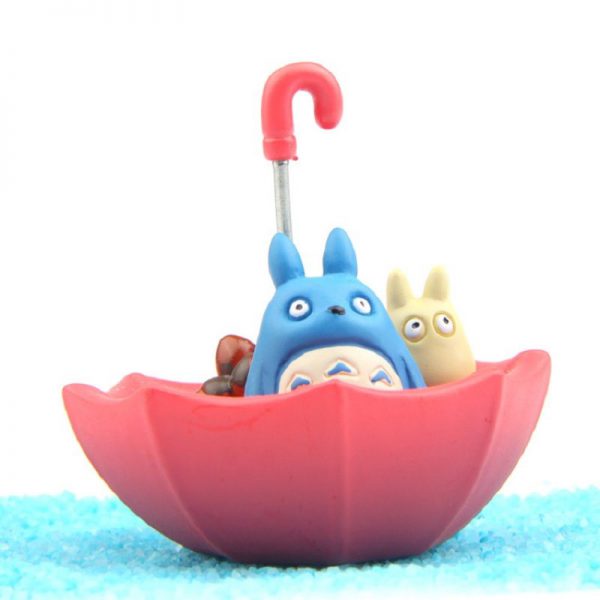 Cute Blue Totoro Umbrella