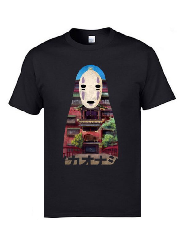 Japanese No Face Men Cool T-shirt