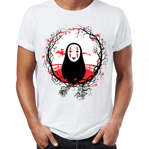 Spirited Away No Face Flower Ring Awesome T-shirt