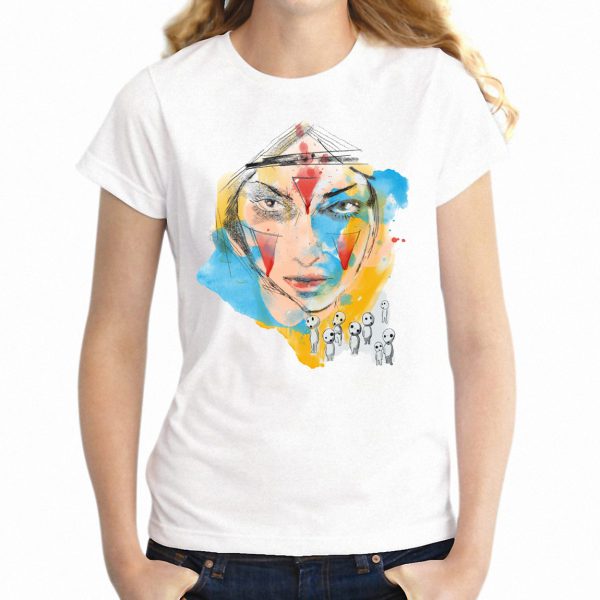 Colorful Princess Mononoke Women’s T-shirt