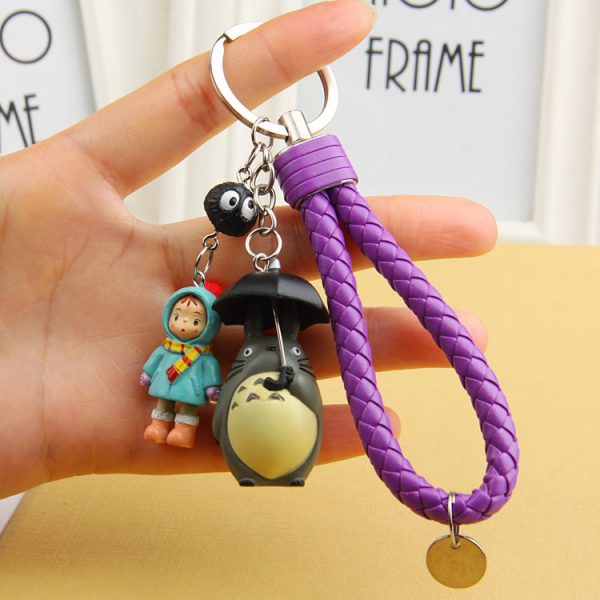 Cute My Neighbor Totoro And Mei Doll Keychain