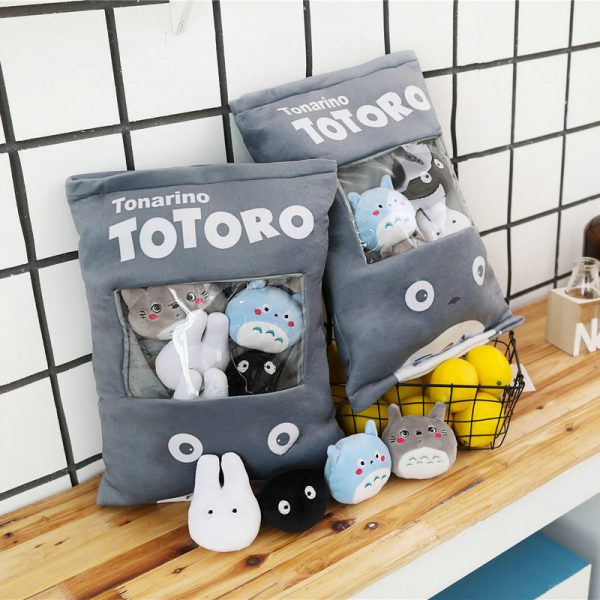Totoro Stuffed Pillow With 4pcs mini size