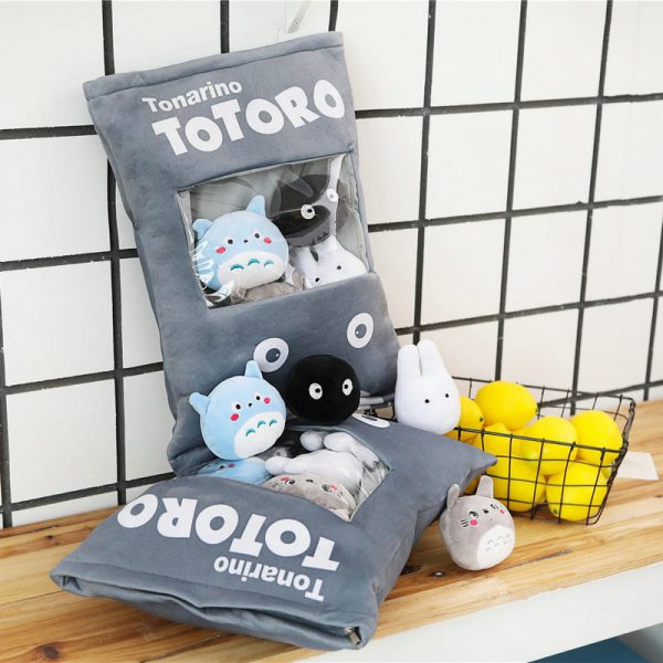 Totoro Stuffed Pillow With 4pcs mini size