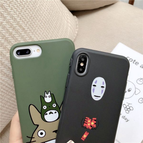 Studio Ghibli Cartoon Happy Totoro Phone Case