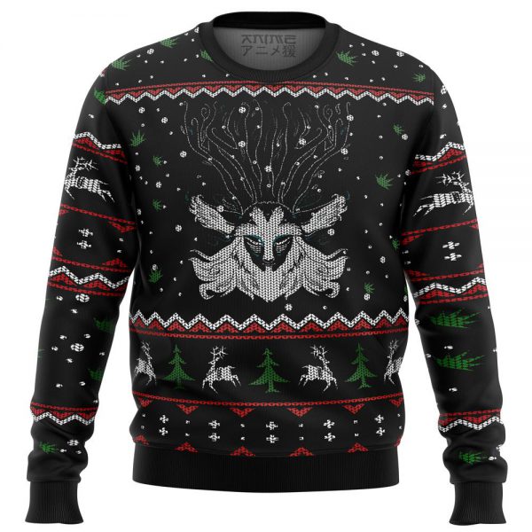 Ghibli Forest Spirit Premium Ugly Christmas Sweater