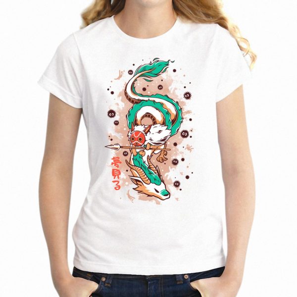Princess Mononoke Theme T-shirt Raglan