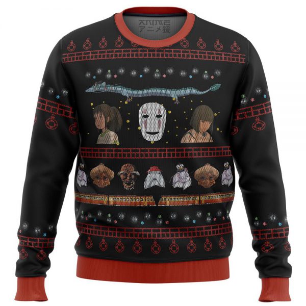 Studio Ghibli Spirited Premium Ugly Christmas Sweater