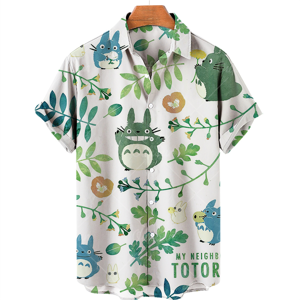Totoro Tropical Hawaiian Shirt
