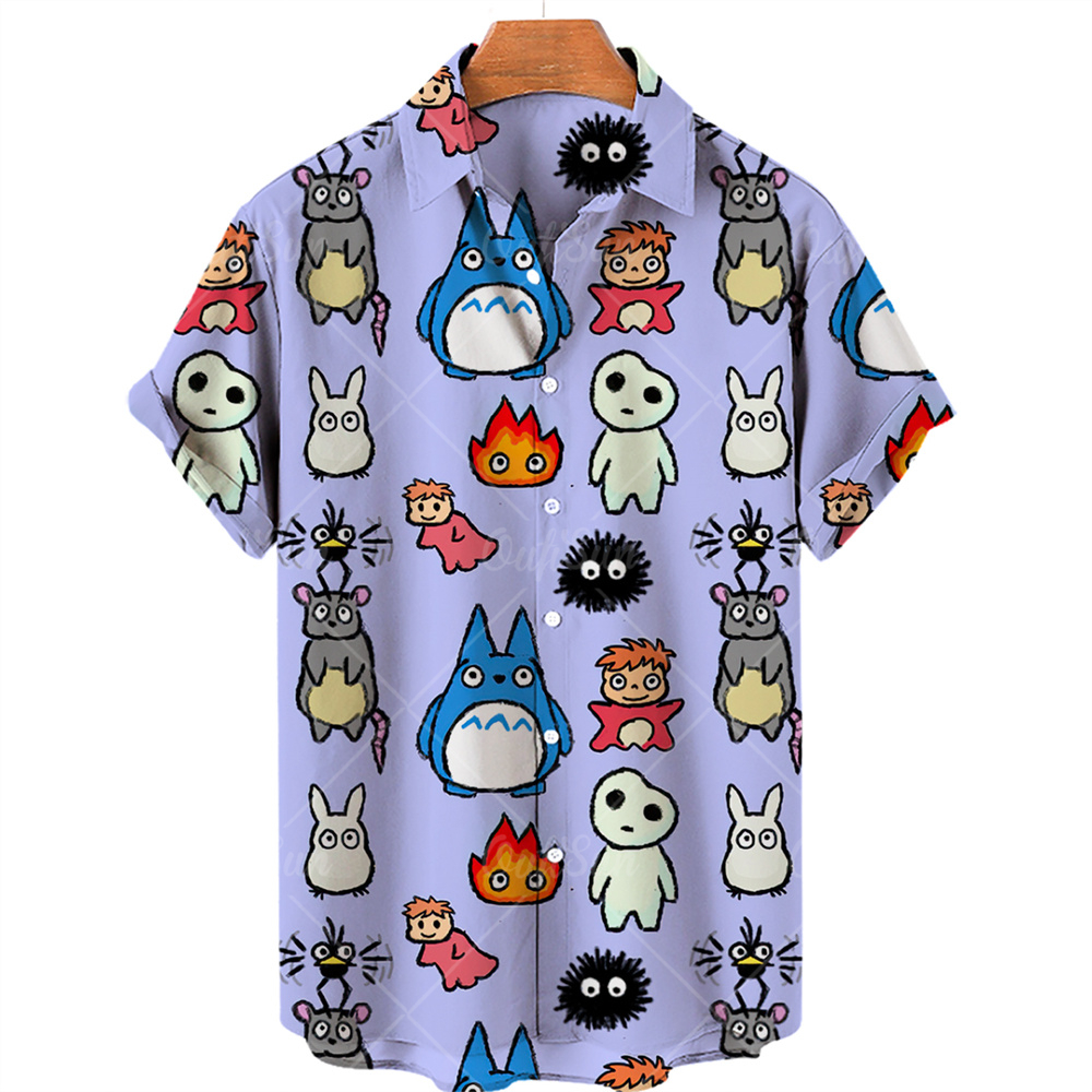 Cute Ghibli Life Hawaiian Shirt
