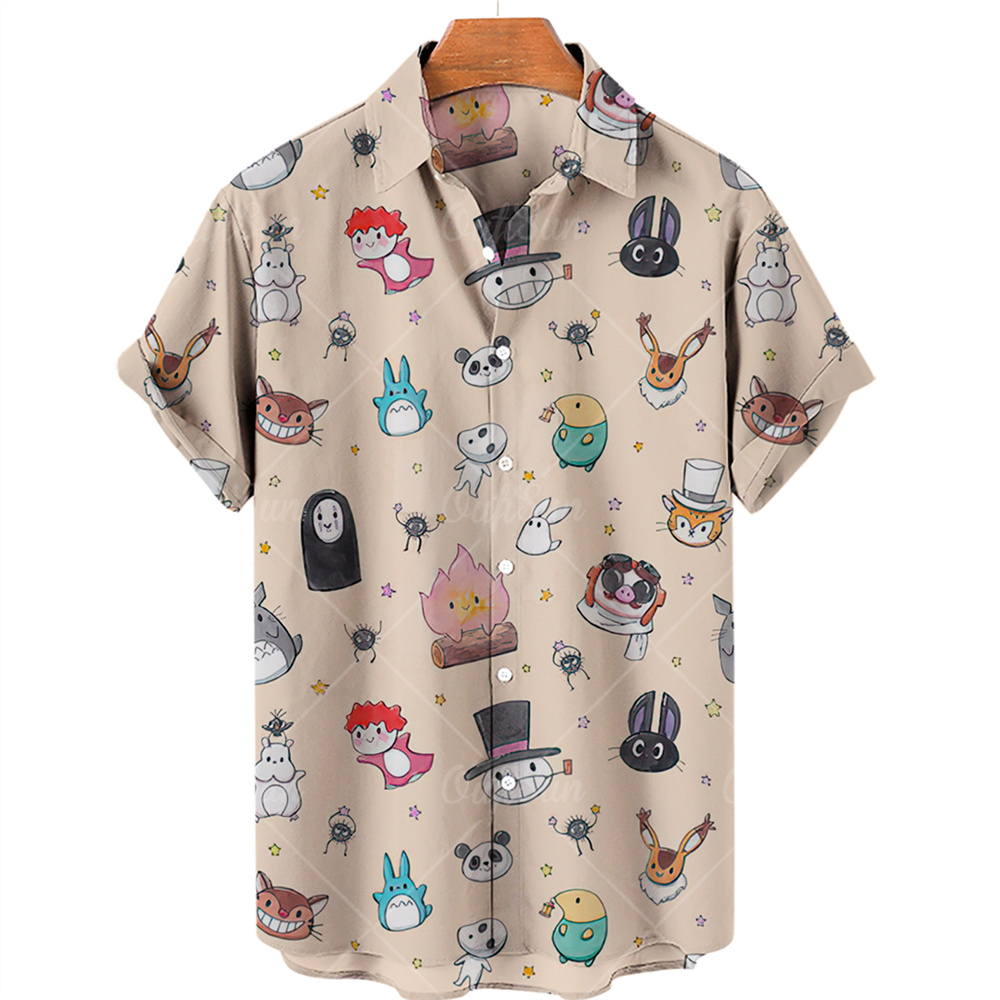 Cute Ghibli Creature Hawaiian Shirt